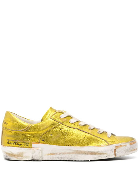  Philippe Model Paris Prxs Tennis Sneakers - Yellow 