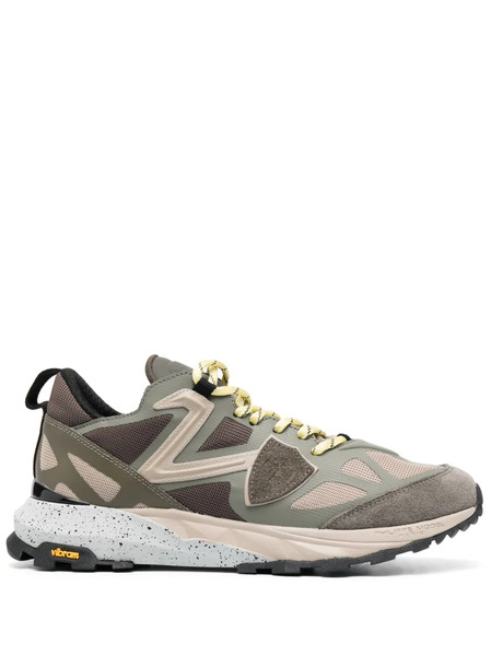  Philippe Model Paris Rocx Leather Low-top Sneakers - Green 