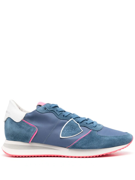  Philippe Model Paris Suede Low-top Sneakers - Blue 