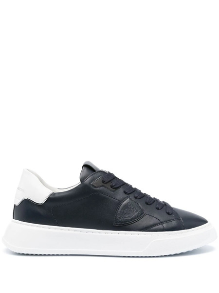  Philippe Model Paris Temple Logo-patch Sneakers - Blue 