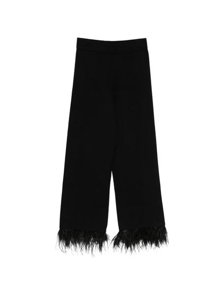 Philo-sofie Feather-hem Trousers - Black 