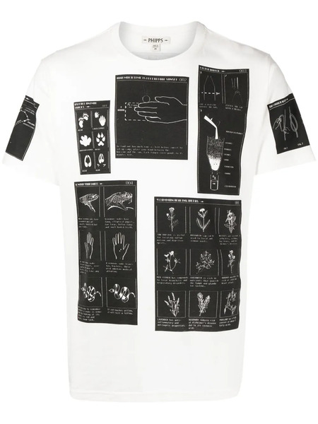  Phipps All-over Graphic-print T-shirt - White 