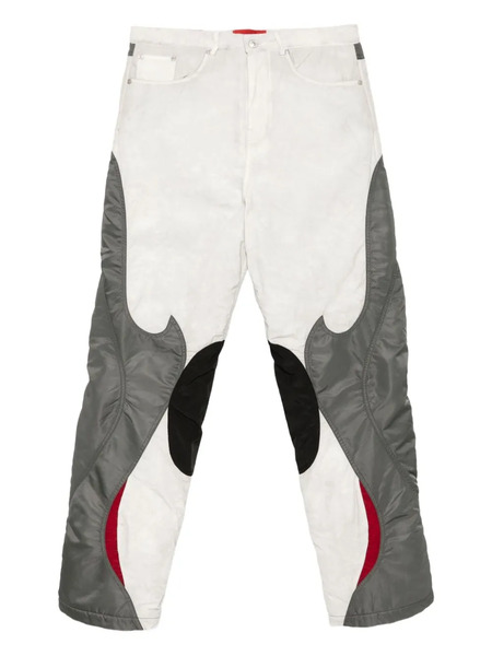  Phipps Summer Alpine Quilted-panel Trousers - Grey 