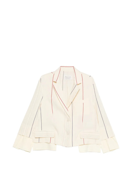  Phisique Du Role Striped Jacket - Neutrals 
