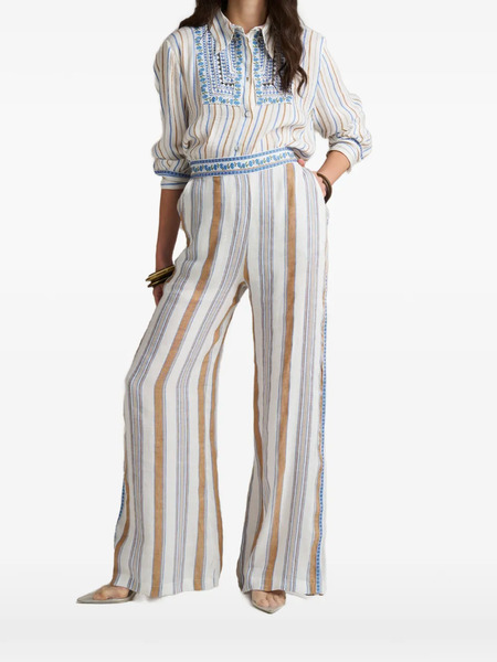  Pho Firenze Striped-pattern Shirt - Neutrals 