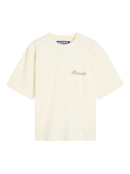  Picante Embroidered T-shirt - Neutrals 
