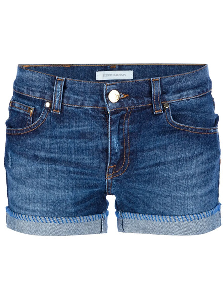  Pierre Balmain Denim Shorts - Blue 