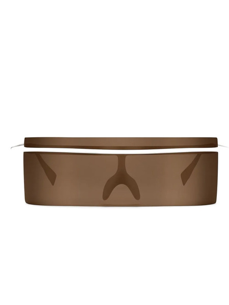 Pierre Cardin Eyewear Evolution5 Geometric-frame Sunglasses - Brown 