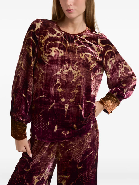 Pierre-louis Mascia Long-sleeve Blouse - Red 