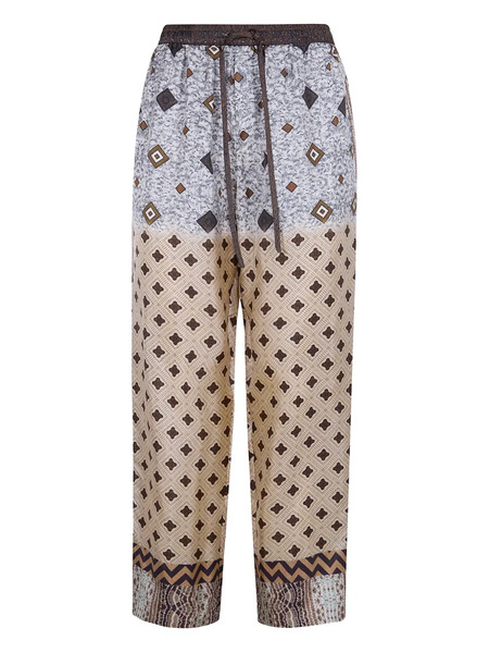  Pierre-louis Mascia Patterned Trousers - Neutrals 