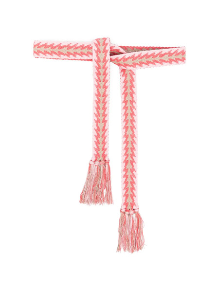  Pierre-louis Mascia Tassel Patterned Belt - Pink 