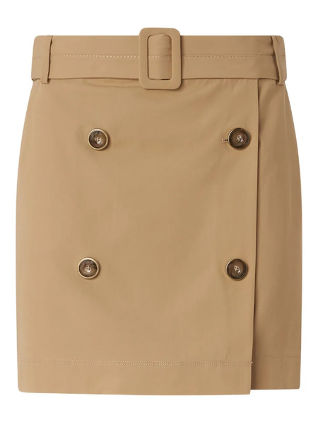  Pinko Belted Mini Skirt - Neutrals 