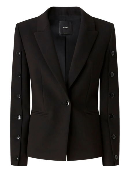  Pinko Buttoned Blazer - Black 
