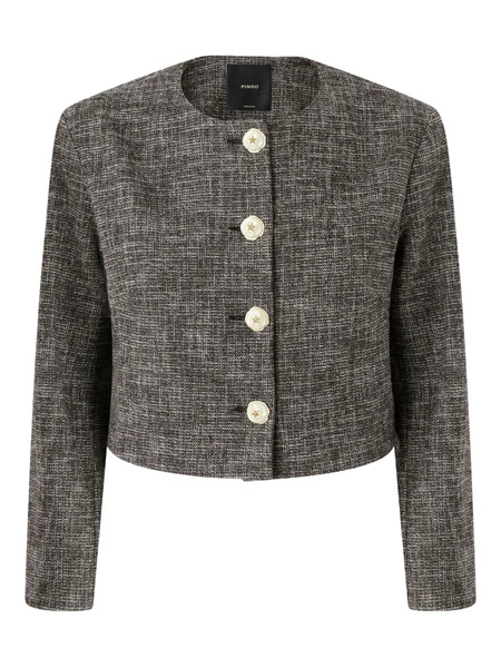  Pinko Buttoned Jacket - Black 