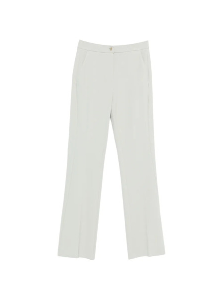  Pinko Buttoned Straight Trousers - Neutrals 