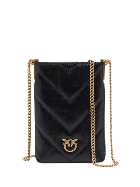  Pinko Chain-strap Phone Cover - Black 