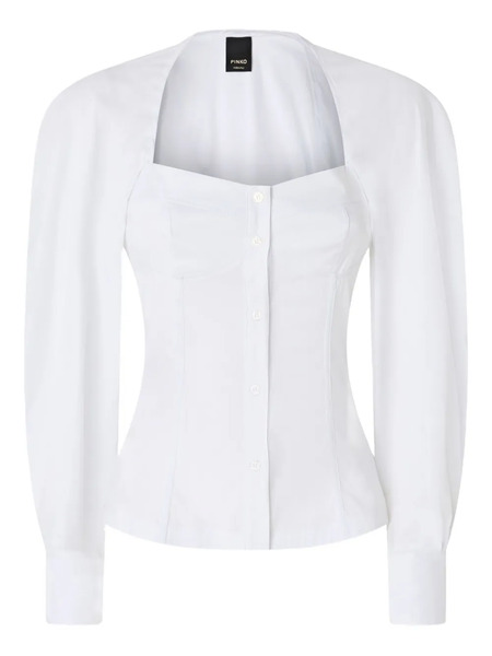  Pinko Cicerchie Long-sleeve Shirt - White 
