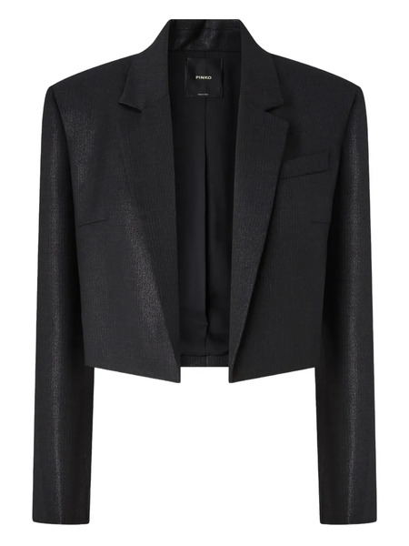 Pinko Cropped Blazer - Black 