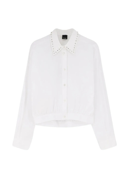  Pinko Cropped Shirt - White 