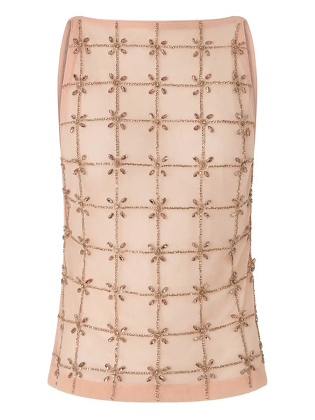  Pinko Crystal-embellished Sleeveless Top 