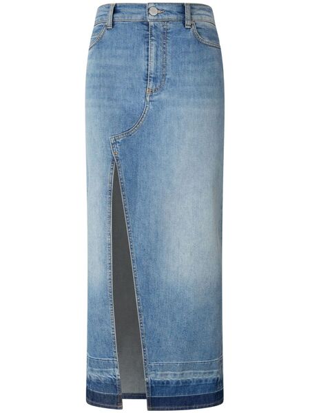  Pinko Denim Maxi Skirt - Blue 