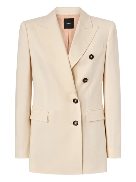  Pinko Double-breasted Blazer - Neutrals 