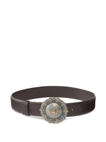  Pinko Embellished Buckle Belt - Brown 