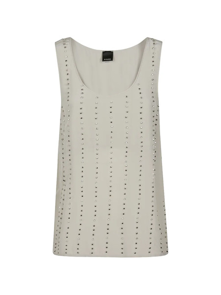  Pinko Embellished Vest - Grey 