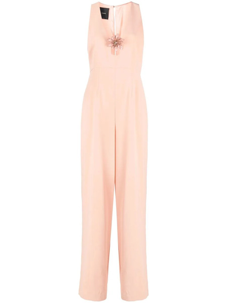  Pinko Flower Appliqué Jumpsuit 