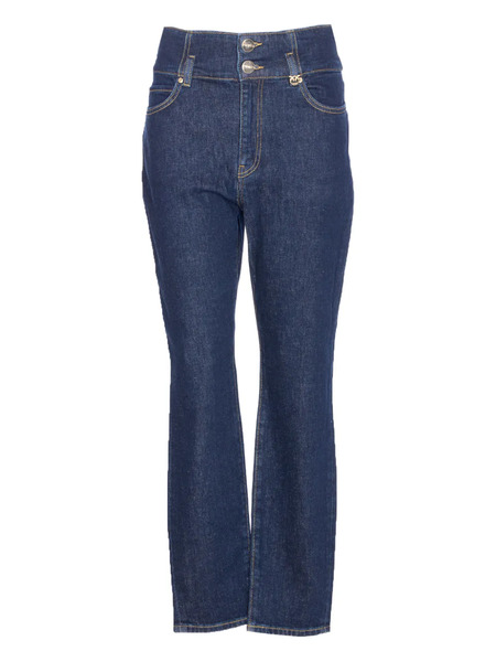  Pinko High-waisted Button Jeans - Blue 
