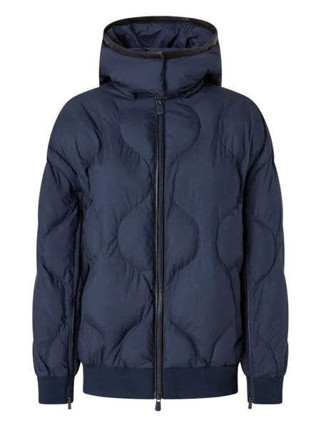  Pinko Hooded Puffer Jacket - Blue 