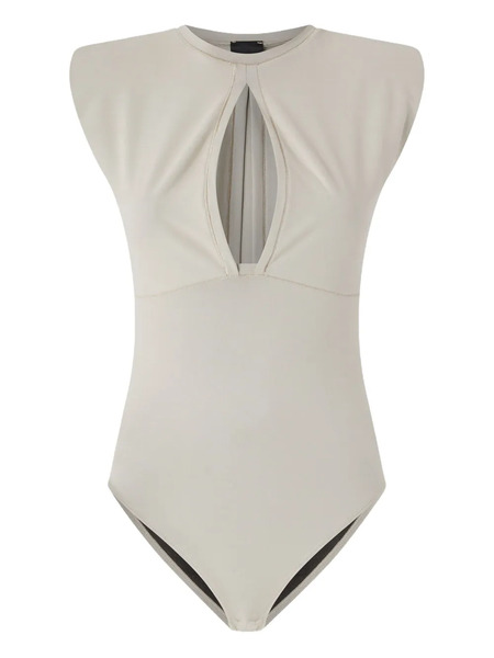  Pinko Keyhole-neck Bodysuit - Neutrals 