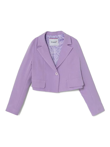  Pinko Kids Dingle-breasted Blazer - Purple 