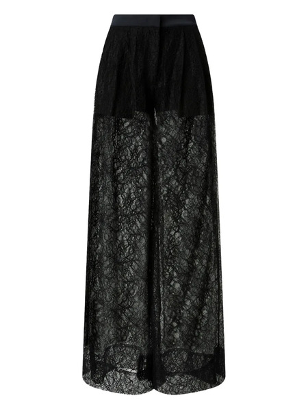  Pinko Lace-panel Trousers - Blue 