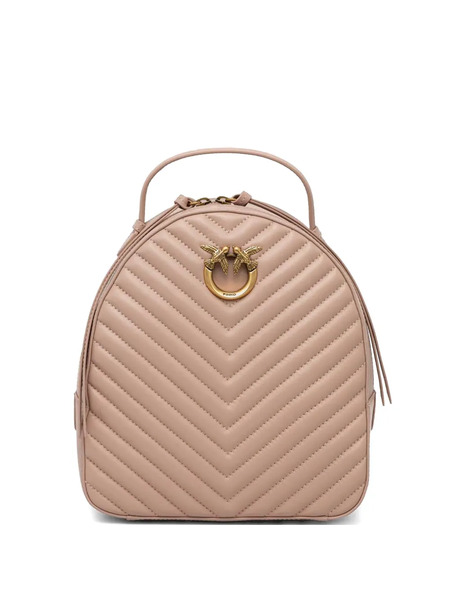  Pinko Leather Backpack - Neutrals 