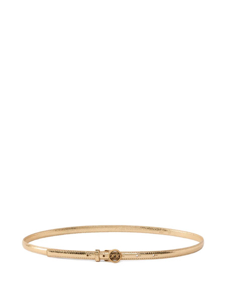  Pinko Logo Buckle Belt - Gold 