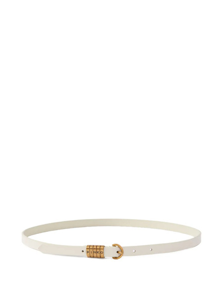  Pinko Logo-lettering Belt - White 