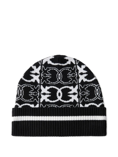  Pinko Love Birds-pattern Beanie - Black 