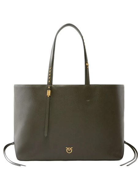  Pinko Medium Stud-embellished Tote Bag - Green 