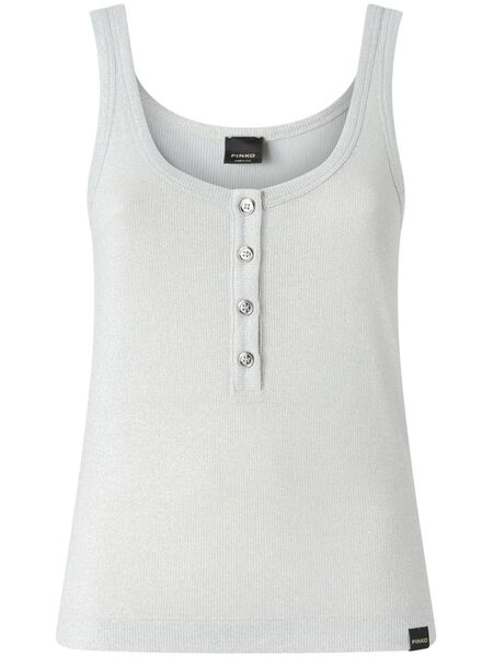  Pinko Metallic Tank Top - Grey 