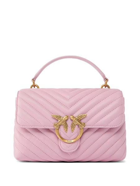  Pinko Mini Lady Love Chevron-pattern Tote Bag 