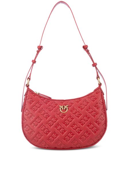  Pinko Monogram-pattern Shoulder Bag - Red 