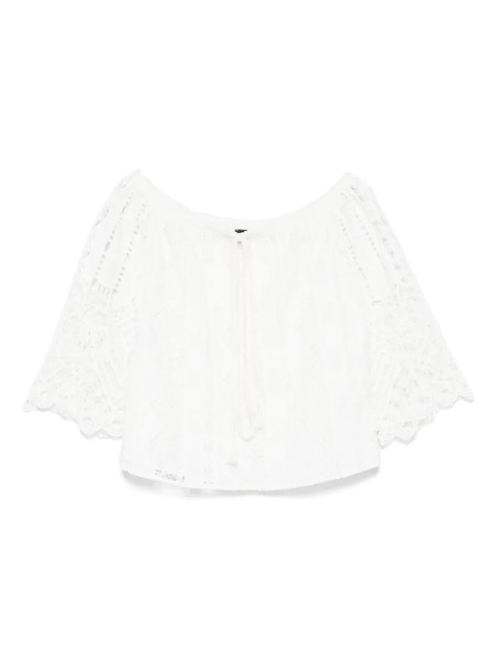  Pinko Off-shoulder Blouse - White 