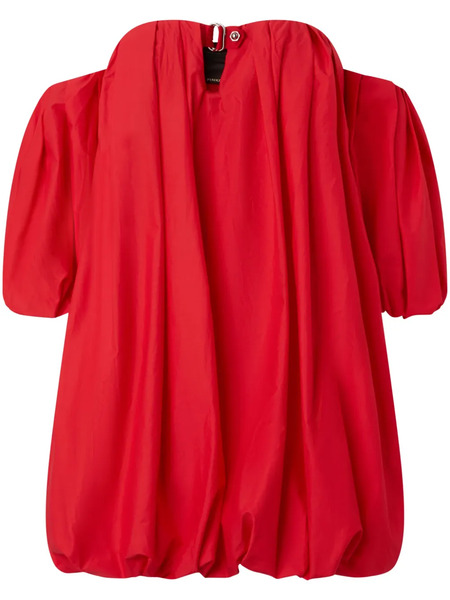  Pinko Off-shoulder Mini Dress - Red 