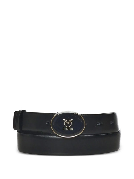  Pinko Oval Buckle Belt - Black 