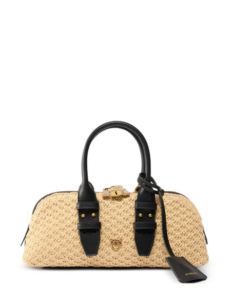  Pinko Padlock Tote Bag - Neutrals 