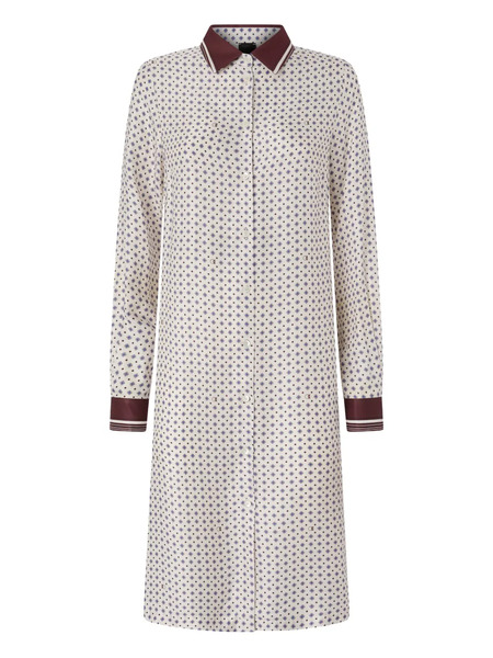  Pinko Patterned Shirt Dress - Neutrals 