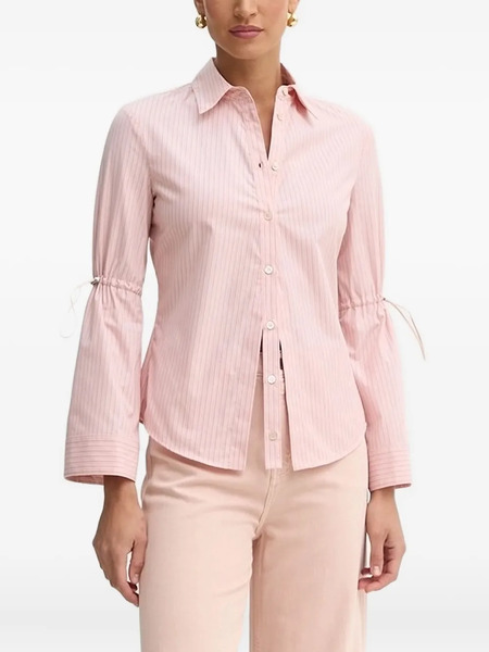  Pinko Pinstriped Tie-cuff Shirt 