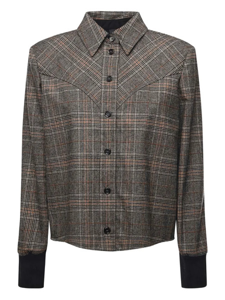  Pinko Plaid Buttoned Shirt - Neutrals 