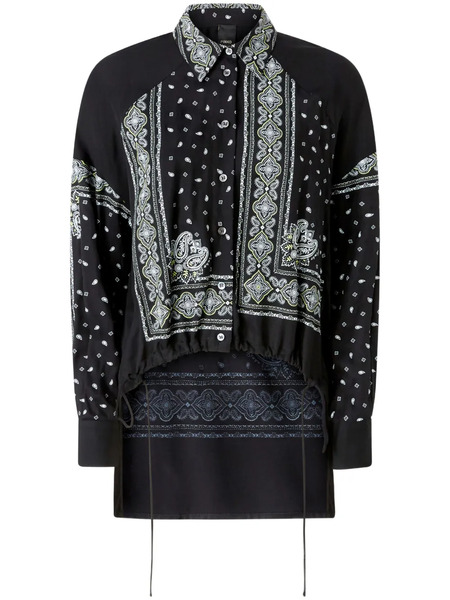  Pinko Printed Shirt - Black 